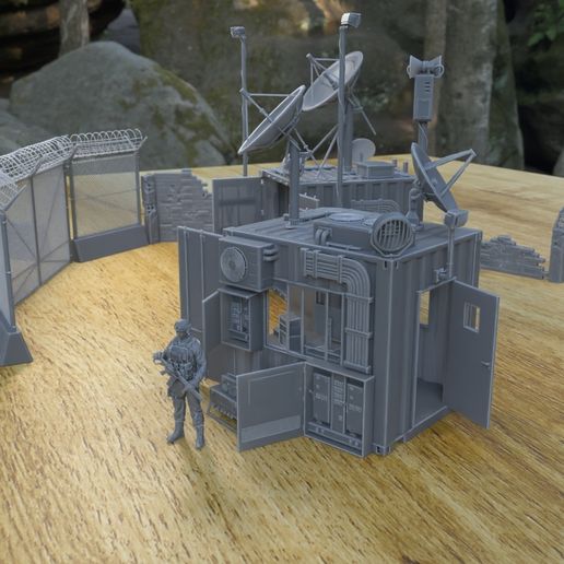 161 MILITARY SHELTER FOR WAR TABLETOP TERRAIN 1/24 1/35 3D model