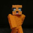 STL file Minecraft Herobrine (Easy print and Easy Assembly) 🗿・3D print  model to download・Cults