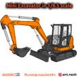 Ex-site-prew.jpg Mini Excavator in 1/8.5 scale by [AN3DRC]