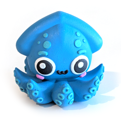 👶 Cute Cryptid Baby Kraken 3D Printable Legendary Sea Monster