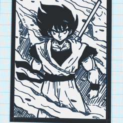 Captura-de-pantalla-2022-03-01-234945.png 3D file GOKU Z2 FRAME・3D printer design to download
