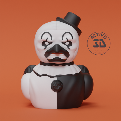 19-Art.png Резиновая уточка-клоун Арт