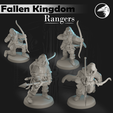 Fallen Kingde RE Tt STL file Fallen Kingdom Rangers (alternative Arnor for LotR SBG)・3D printer model to download