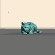 meshmixer_I5KdA6QQB0.png Sneaking Cat STL - Gato perseguidor