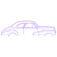 stylemaster coupe 1948.stl Wall Silhouette: Chevrolet Set