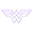 maravilla v1.stl Cookie Cutter wonder woman logo / Cookie Cutter Wonder Woman Logo