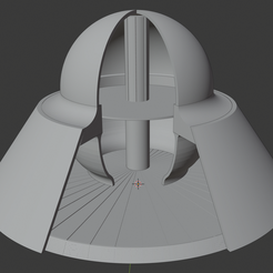 1_full_blender.png Télécharger fichier gratuit Soucoupe volante OVNI Artisanat extraterrestre • Modèle pour imprimante 3D, robm