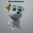 STL-File-2.png Mesh Mayhem Cute Garden Puppy STL File