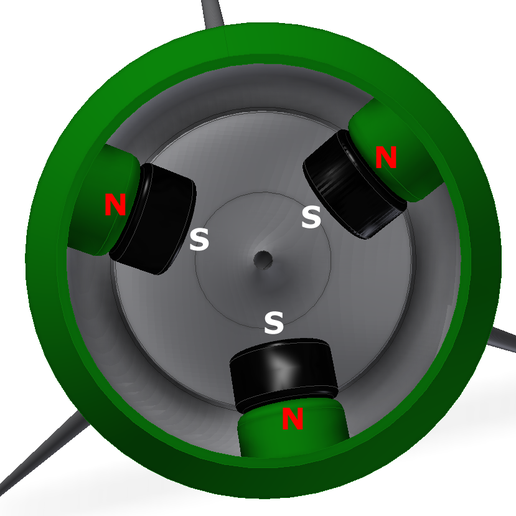 SWU-3pcs_magnets-NS.png Swirling Water Unit - Vortex water nozzle - Vortex Process Technology (VPT)