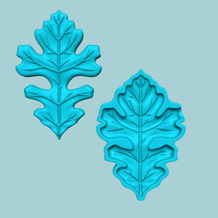 c0.png Feuille de Chêne Bur - Moulage EVA Artificiel Craft