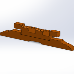 mando.png STL file Mandolin Bridge・3D printable design to download