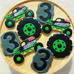grave-digger.png Grave Digger Monster Truck cookie cutter