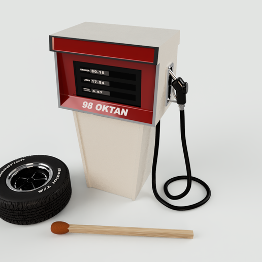 Fuel Pump – 1/24–1/25 Scale Diorama Accessory