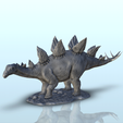 1.png Stegosaurus dinosaur (1) - High detailed Prehistoric animal HD Paleoart