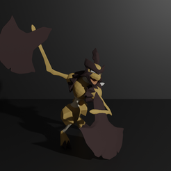 Kleavor.png Fichier STL Modèle d'impression 3D du pokémon Kleavor・Modèle pour impression 3D à télécharger