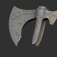 6.jpg Leviathan AXE Blade Head (No Wood)  - Weapon Kratos - God Of War 3D print model