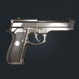 0010.png Beretta M9 para impressão