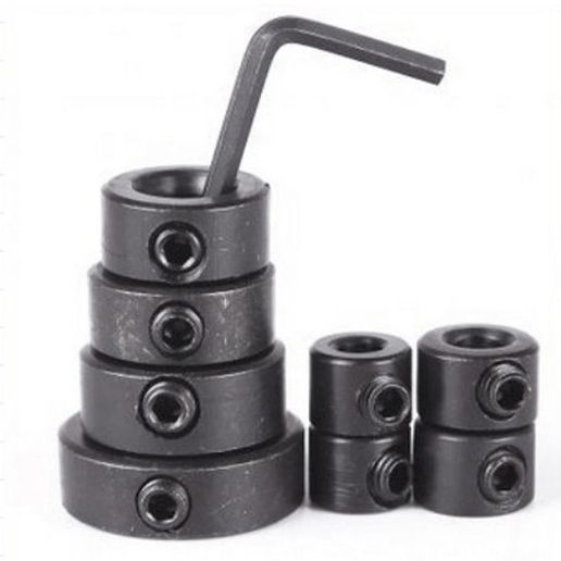 Lot De 8 Colliers D'Arrêt De Profondeur Pour Forets - Tailles De 1/8" à 1/2" - Anneaux De Réglage Avec Vis - Pour Perçage Précis Dans Le Bois, Métal