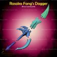 4.jpg Rasaka Fang Dagger Cosplay Solo Leveling - STL File 3D print model