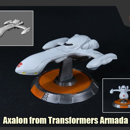 🤖 [Iconic Ships Series] Axalon from Transformers Armada・ 3D File for ・Cults