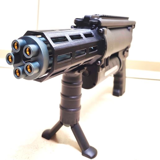 WE23-MINI Compact Rotary Minigun-Style Replica Well Pro Handguard Frontguard