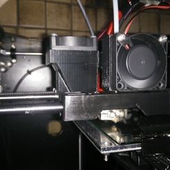 container_e3d-v6-mount-with-fan-for-ctc-flashforge-replicator-3d-printing-96063.jpg Free 3D file E3D V6 Mount with Fan Replicator2x / Replicator・3D printer model to download