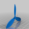 Propeller_MK5_CCW.png Drone Propellers CW + CCW 3 Blade 72mm ⌀