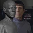 Spock_0018_Слой 4.jpg Mr. Spock from Star Trek Leonard Nimoy bust