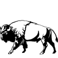 Bison.png Majestic Bison Wall Art | Home Nauture Wall Art
