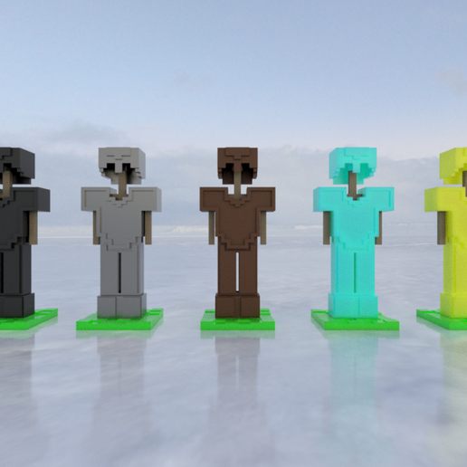 3D file Minecraft Armor Stand for mc fans 👾 ・3D printable design to ...
