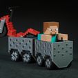 DSC05200.jpg STL file Minecraft Steve's Trolley・3D printable model to download