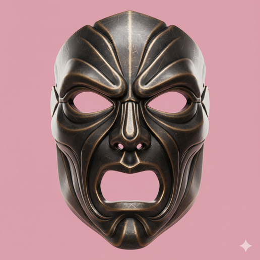antihero mask STL, mutant mask STL, broken face mask STL, robot mask STL, killer mask STL, combat mask STL, devil mask STL, anime style mask STL, split parts mask STL, comic style mask STL, hyper detailed mask, cracked mask STL, assembled mask STL, manga