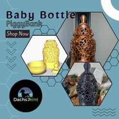 Lamp.jpg Babyflaschen-Sparschwein voroni style