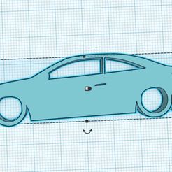Web-capture_4-12-2023_19536_www.tinkercad.com.jpeg Брелок для ключей Toyota Camry Solara Coupe XV30 Silhouette