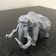 IMG_2333.JPG Download STL file Low-poly mammoth • 3D printable object, WONGLK519