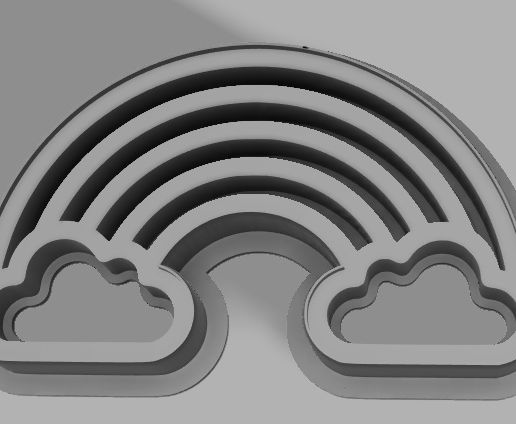 rainbow-render.jpg Rainbow - St. Patrick's Day Cookie/Dough Cutter