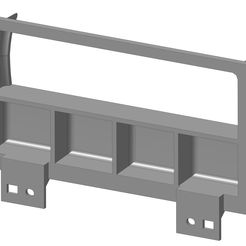 Frame_3dpic.jpg Fichier STL Nissan Patrol 2017 cadre pour poste de radio・Modèle pour impression 3D à télécharger