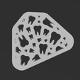 1.png BASE FOR 3D PRINTED DENTAL MODELS - TEETH PATTERN 2