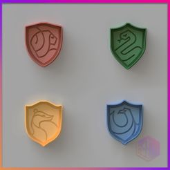 PACK-COOKIE-CUTTER-HOGWARTS.jpg STL file HARRY POTTER COOKIE CUTTER PACK・3D print design to download
