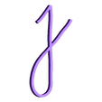 j_linotype_manuscrit_minuscule_alphabet.stl handwritten typography