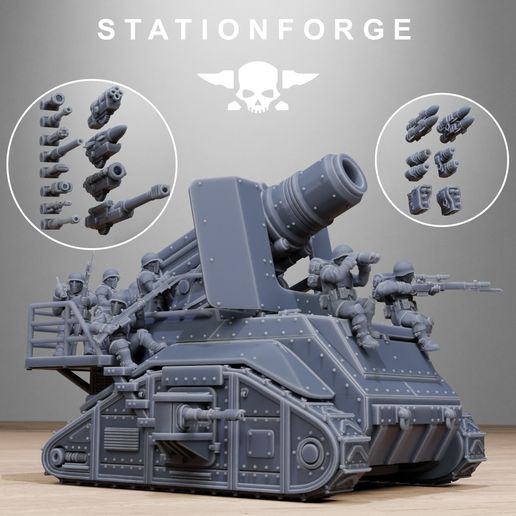 🧨 Freeguard Artillery Mini Tank・ 3D File for 3D printing・Cults
