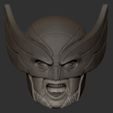 ertw4w45.jpg Wolverine Hugh Jackman Screaming action figure head