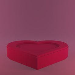 Heart-1.png Free 3D file Heart Box・3D printing idea to download