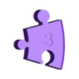 3_singlecolor.stl Insert Puzzle – Educational Clock for Children