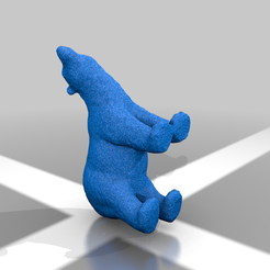 a29dc29b-78fa-432d-a374-6aa7284a1992.png Free 3D file Realistic Polar Bear / Animal Friend 3D・3D printer design to download
