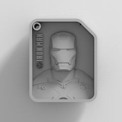 iron-man-front.jpg Iron Man Avengers Keychain