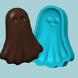 g.png Halloween Molding A03 Ghost - Chocolate Silicone Mold