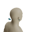 3.png Archivo STL Pinza para el pelo y pendientes de Link Zelda:Tears of the Kingdom・Objeto imprimible en 3D para descargar