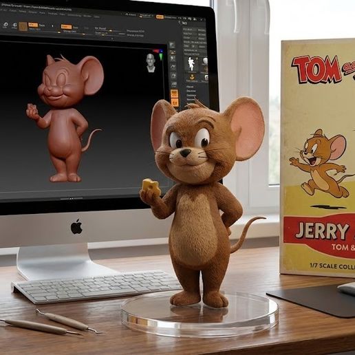 JERRY: The Cleverest Mouse! 🧀 Tom and Jerry 3D Model