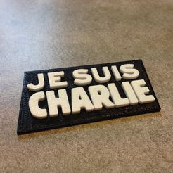 IMG_7696.JPG Download free STL file Badge Je suis charlie • 3D printing design, imajon